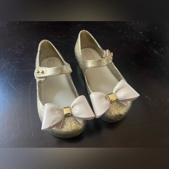 EUC GIRLS MINI MELISSA PEEK A BOO TOE MARY JANE - Picture 2 of 4